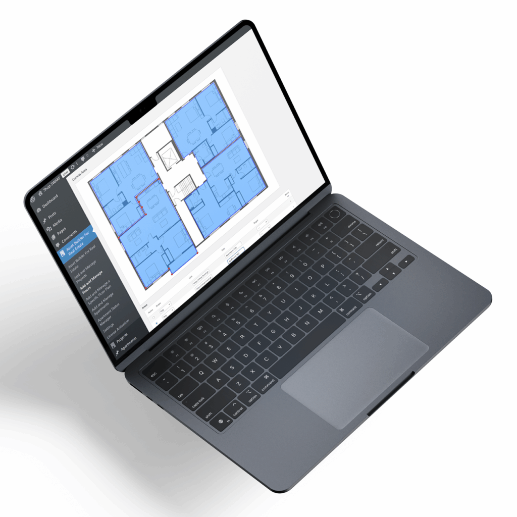3wart Asset Builder For Real Estate Pro - Assign tooltips, links, and apartment data to each area.