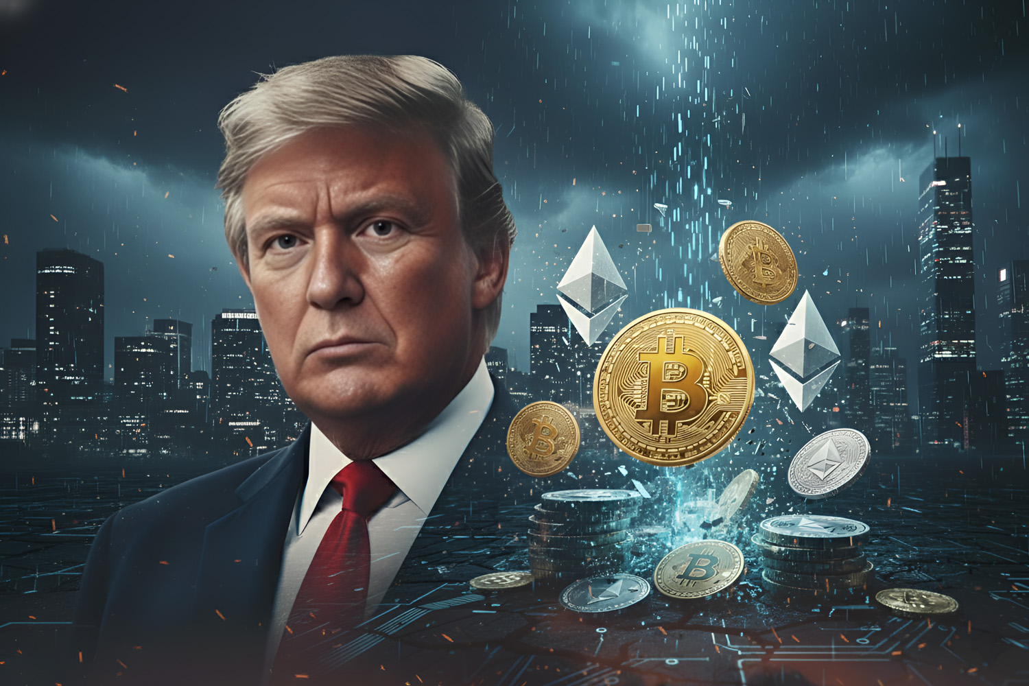 Crypto Crash Cuts $1.1B from Trump Family Wealth